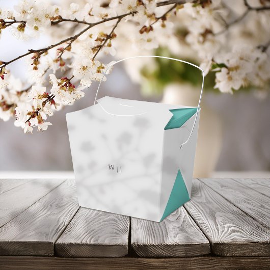 Elegante minimalistische bruiloft Favor Box Bedankdoosjes