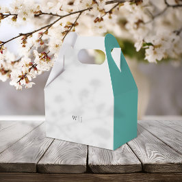 Elegante minimalistische bruiloft Favor Box Bedankdoosjes