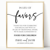 Elegante minimalistische bruiloft in plaats van gu poster