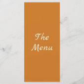 Elegante Minimalistische Bruiloft Menu (Achterkant)