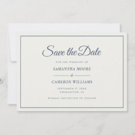 Elegante minimalistische bruiloft monogram QR Code Save The Date