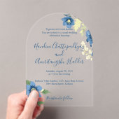 Elegante minimalistische bruiloft uitnodiging Sjab (Insitu (Draagbaar))