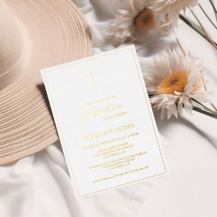Elegante Minimalistische Calligrafie Bevestiging Folie Uitnodiging