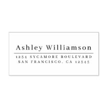 Elegante Minimalistische Chic Retouradres