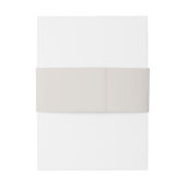 Elegante Minimalistische Crème Beige Trouwsuite Ui Uitnodigingen Wikkel (Achterkant Voorbeeld)