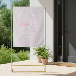 Elegante Minimalistische 'De Knoop Doorhakken' Bru Wandkleed