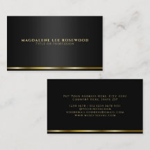 Elegante minimalistische dunne gouden lijn op zwar