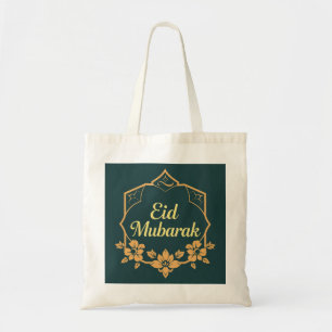 Elegante Minimalistische Eid Mubarak Boodschappent Tote Bag