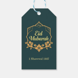 Elegante Minimalistische Eid Mubarak Cadeau Cadeaulabel