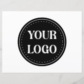 Elegante, minimalistische en strakke zwarte QR-cod (Voorkant)