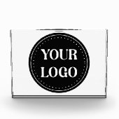 Elegante, minimalistische en strakke zwarte QR-cod Fotoblokken (Voorkant)