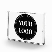 Elegante, minimalistische en strakke zwarte QR-cod Fotoblokken (Rechts)