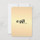 Elegante minimalistische faux goud zwart wit (Voorkant)