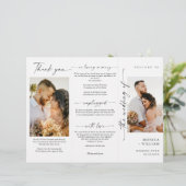 Elegante minimalistische foto bruiloft ceremonie p (Staand voorkant)