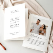 Elegante minimalistische foto bruiloft ceremonie p