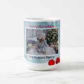 Elegante minimalistische foto Vrolijk Kerstfeest Koffiemok (Center)