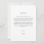 Elegante minimalistische foto Wees mijn bruidsmeis Kaart (Achterkant)