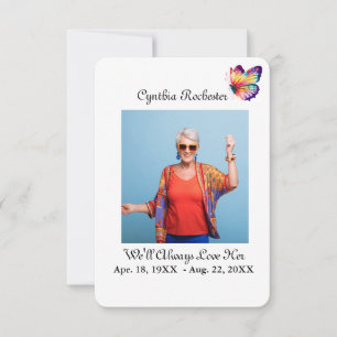 Elegante minimalistische foto zwart wit gebed Kaar Bedankkaart