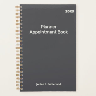 Elegante Minimalistische Gepersonaliseerde Logo Gr Planner