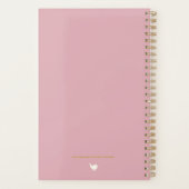 Elegante Minimalistische Gepersonaliseerde Logo Ro Planner (Achterkant)
