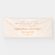 Elegante Minimalistische Geslachtsneutrale Baby Sh