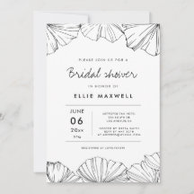 Elegante minimalistische Ginkgo Biloba bruidssalon