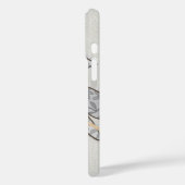 Elegante Minimalistische Glamour Modekunst Case-Mate iPhone Case (Achterkant / Links)