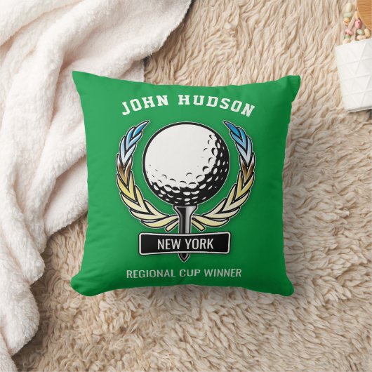 Elegante Minimalistische Golf Design Kussen (Deken)