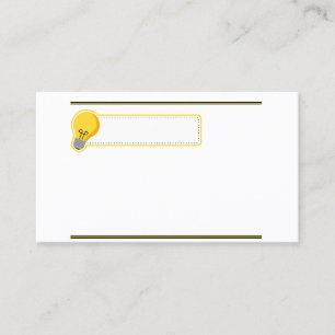Elegante Minimalistische Gouden Frame Visitekaartj Visitekaartje