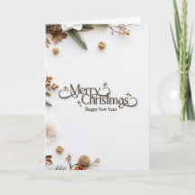 Elegante Minimalistische Gouden 'Prettig Kerstfees