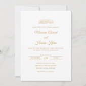 Elegante Minimalistische Gouden Stijlvolle Script Kaart (Voorkant)