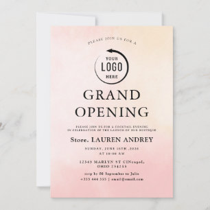 Elegante Minimalistische Grand Opening Uitnodiging