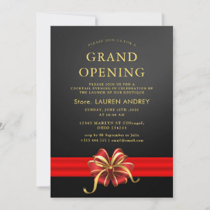 Elegante Minimalistische Grand Opening Uitnodiging