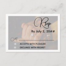 Elegante Minimalistische Grijze Huwelijks RSVP Ant