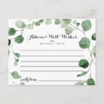 Elegante minimalistische groene eucalyptus bruilof briefkaart<br><div class="desc">Deze elegante minimalistische groene eucalyptus trouwadvieskaart is perfect voor een moderne bruiloft. Het ontwerp is voorzien van waterverf handgetekende eucalyptustakken en -bladeren. Deze kaarten zijn ideaal voor een bruiloft,  vrijgezellenfeest,  baby shower,  afstudeerfeest & meer. Personaliseer de kaarten met de namen van de bruid en bruidegom,  aanstaande ouders of afstuderen.</div>