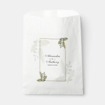 Elegante Minimalistische Groene Huwelijk