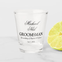 Elegante minimalistische groomsman cadeau