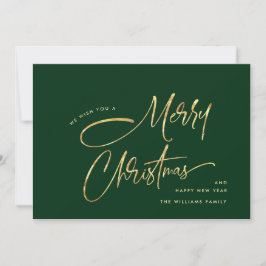 Elegante minimalistische hand schrijven Vrolijk Ke Feestdagenkaart