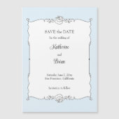 Elegante Minimalistische Handgetekende Frame Bewaa (Voorkant)