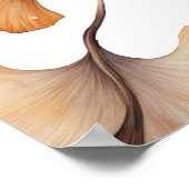 Elegante minimalistische herfst bruiloft welkom poster (Hoek)