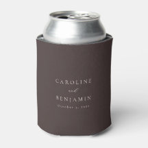 Elegante Minimalistische Herfst Bruine Kalligrafie