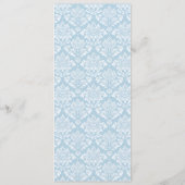 Elegante Minimalistische Huwelijksmenu Menu (Achterkant)