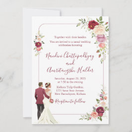 Elegante Minimalistische Huwelijksuitnodiging Sjab Save The Date