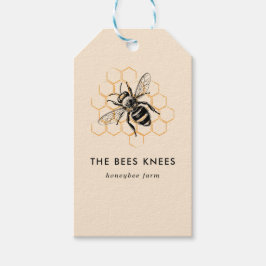 Elegante & Minimalistische Imker Cadeaulabel