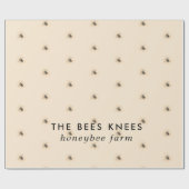 Elegante & Minimalistische Imker Cadeaupapier (Vlak)