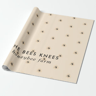 Elegante & Minimalistische Imker Cadeaupapier