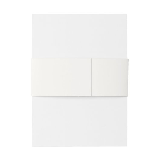 Elegante minimalistische ivoor & taupe bruiloft uitnodigingen wikkel (Achterkant Voorbeeld)