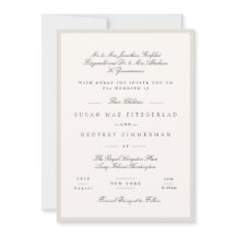 Elegante Minimalistische Kalligrafie Bruiloft
