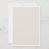 Elegante Minimalistische Kalligrafie Bruiloft Kaart (Achterkant)