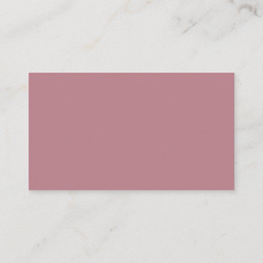 Elegante minimalistische kalligrafie roze geschenk informatiekaartje (Achterkant)